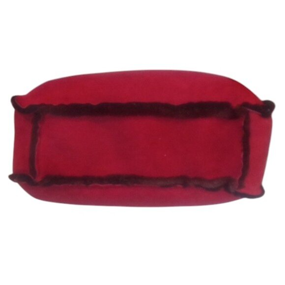 CHANEL Tote Bag Mouton Red CC| GUC - Picture 4 of 14